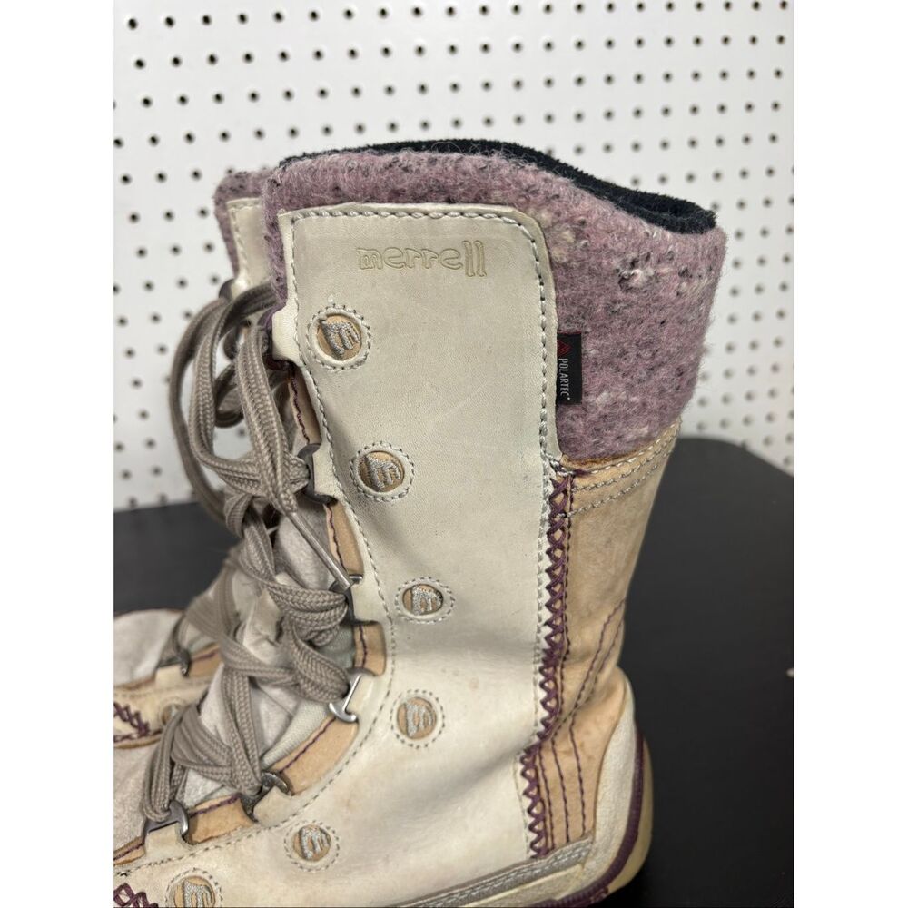 Merrell woman’s Puffin High lace up boots size 6.5 - Picture 4 of 10